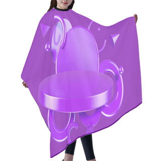 Personality  Abstract Digital Composition With Strange Shapes And Objects Hair Cutting Cape