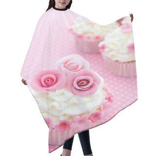 Personality  Rose Cupcakes Hair Cutting Cape