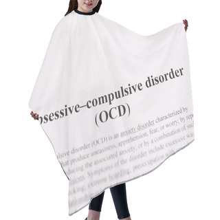 Personality  Obsessive-compulsive Disorder (OCD) Hair Cutting Cape