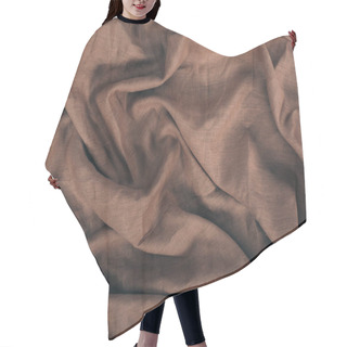 Personality  Brown Linen Texture Hair Cutting Cape