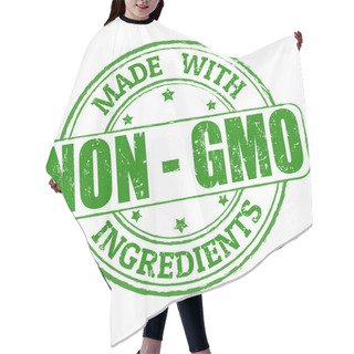 Personality  Made With Non - GMO Ingredients Stamp Hair Cutting Cape