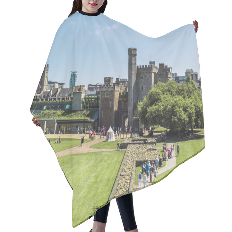 Personality  The Gounds Of Cardiff Castle Hair Cutting Cape