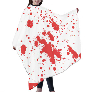 Personality  Splattered Blood Stains Hair Cutting Cape