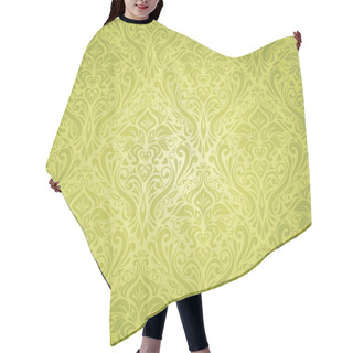 Personality  Green Vintage Wallpaper Design Hair Cutting Cape