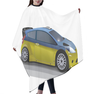 Personality  Rally Sport Car Hair Cutting Cape