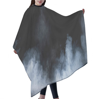 Personality  Image Of Dense Fume Swirling In The Dark Interior Hair Cutting Cape