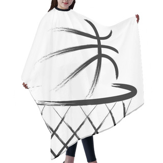 Personality  Basketball, Vector Hair Cutting Cape