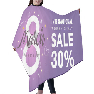 Personality  8 March  International Women's Day.  Hair Cutting Cape