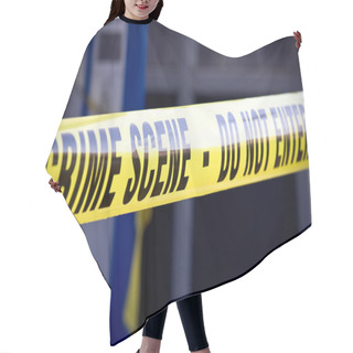 Personality  Police Crime Scene Hair Cutting Cape