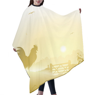 Personality  Cockerel, Rooster Hair Cutting Cape