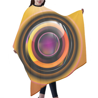 Personality  Circle Abstract Cover Icon Hair Cutting Cape
