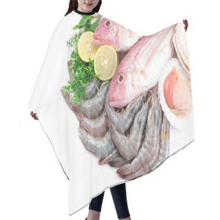 Personality  Fresh Seafood Hair Cutting Cape