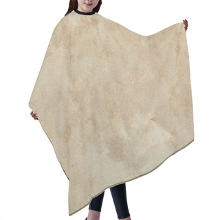 Personality  Top View Of Crumpled Vintage Beige Paper Texture With Copy Space Hair Cutting Cape