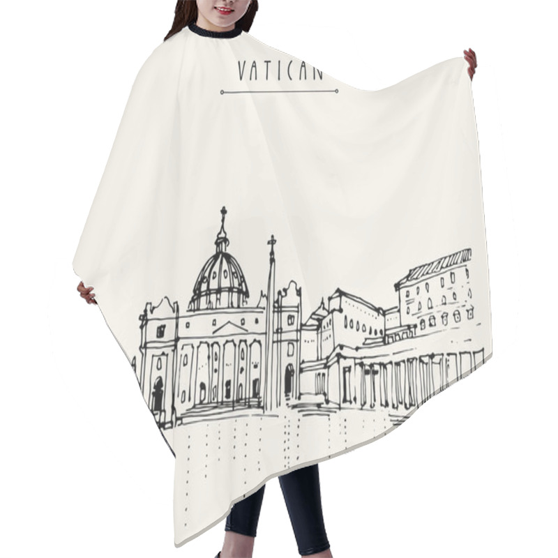 Personality  Saint Peter Cathedral In Vatican   Hair Cutting Cape