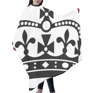 Personality  Crown Of Britain Icon Hair Cutting Cape