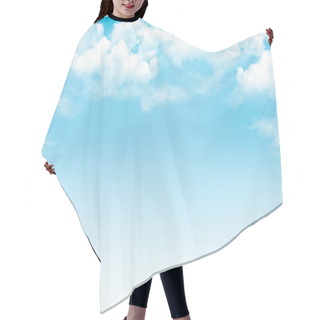 Personality  Blue Sky With Clouds. Vector Background Hair Cutting Cape