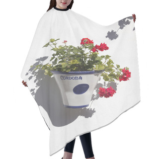 Personality  Andalusian Geranium Hair Cutting Cape