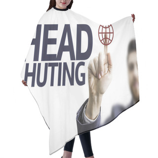 Personality  Board With Text: Head Hunting Hair Cutting Cape