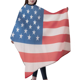 Personality  Full Frame Image Of United States Of America Flag  Hair Cutting Cape