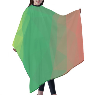 Personality  Abstract Geometric Background With Multicolored Pattern Hair Cutting Cape
