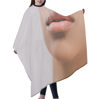 Personality  Lips Hair Cutting Cape
