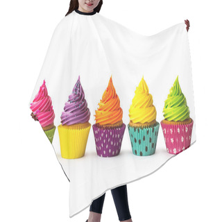 Personality  Colorful Cupcakes Hair Cutting Cape