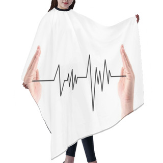 Personality  Heart Rate Hair Cutting Cape