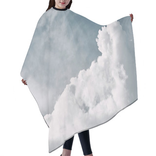 Personality  Full Frame Image Of Cloudy Sky Background Hair Cutting Cape