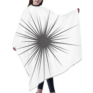 Personality  Comic Burst Background Hair Cutting Cape