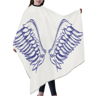 Personality  Angel Wings Hair Cutting Cape