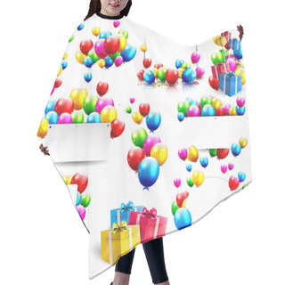Personality  Big Vector Birthday Set Hair Cutting Cape