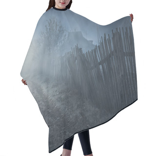 Personality  Dark Mysterious Street Hair Cutting Cape