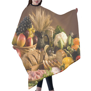 Personality  Big Food Still-life Hair Cutting Cape