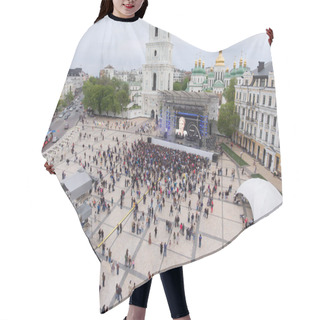 Personality  Eurovision Song Contest  Fan Zone Hair Cutting Cape