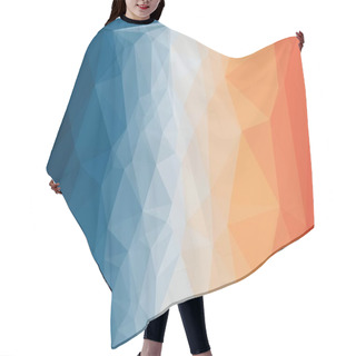 Personality  Abstract Colorful Background With Mosaic Pattern Hair Cutting Cape