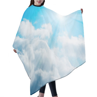 Personality  Cloudy Sky Hair Cutting Cape