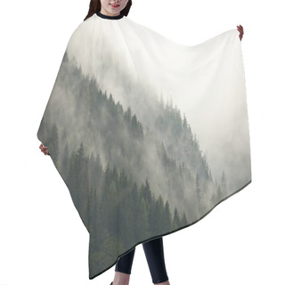 Personality  Forest Fog Hair Cutting Cape