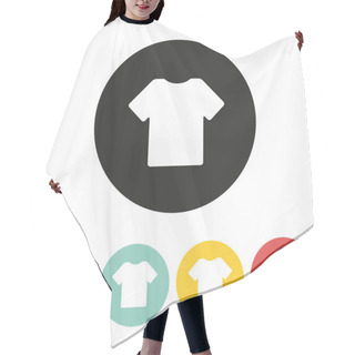 Personality  T Shirt Icon. Hair Cutting Cape