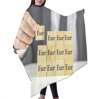 Personality  Financial Plan Concept Hair Cutting Cape