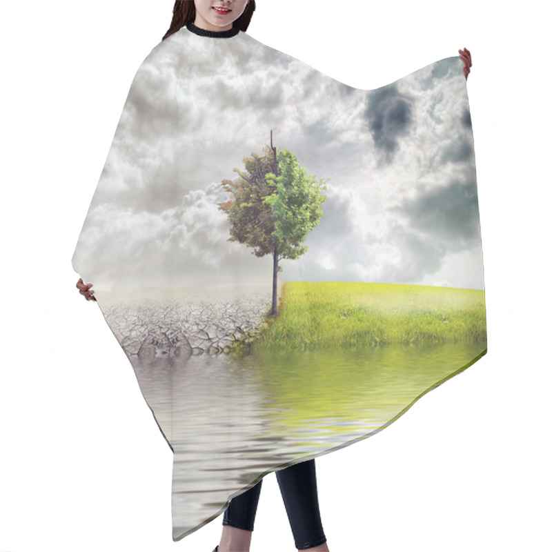 Personality  Ecology Landscape Hair Cutting Cape