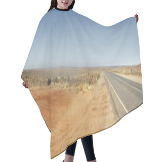 Personality  Australian Outback Road Panorama Hair Cutting Cape
