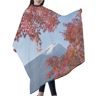 Personality  Maple Leaves Change To Autumn Color At Mt.Fuji, Japan Hair Cutting Cape