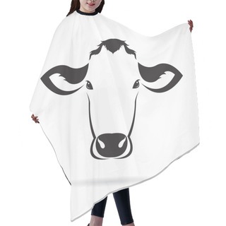 Personality  Vector Image Of An Cow Head Hair Cutting Cape
