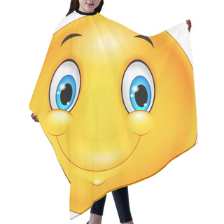 Personality  Cartoon Emoticon Smiling Hair Cutting Cape