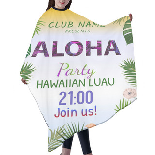 Personality  Aloha Hawaii. Hair Cutting Cape