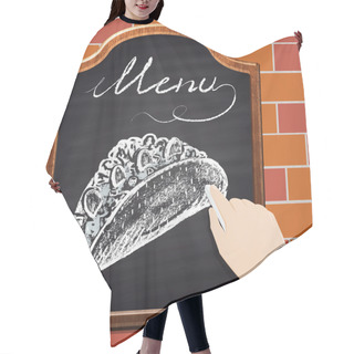 Personality  Chalk Painted Tacos Hair Cutting Cape