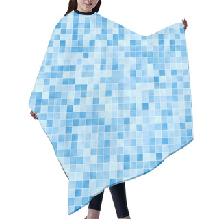 Personality  Mosaic Tile Seamless Pattern. Hair Cutting Cape
