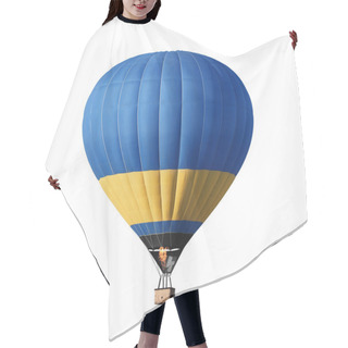 Personality  Bright Colorful Hot Air Balloon On White Background Hair Cutting Cape