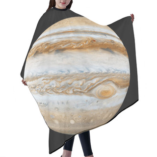 Personality  Jupiter Planet Isolated On Black Background. Elements Of This Image Furnished By NASA. 3D Rendering Hair Cutting Cape
