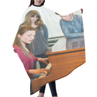 Personality  Piano Lessons At A Music School Hair Cutting Cape